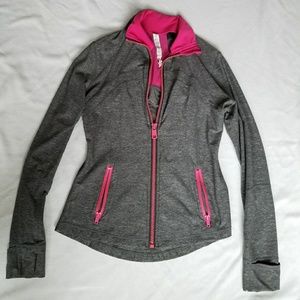 Lululemon Define Yoga Jacket, Size 10, Gray Pink